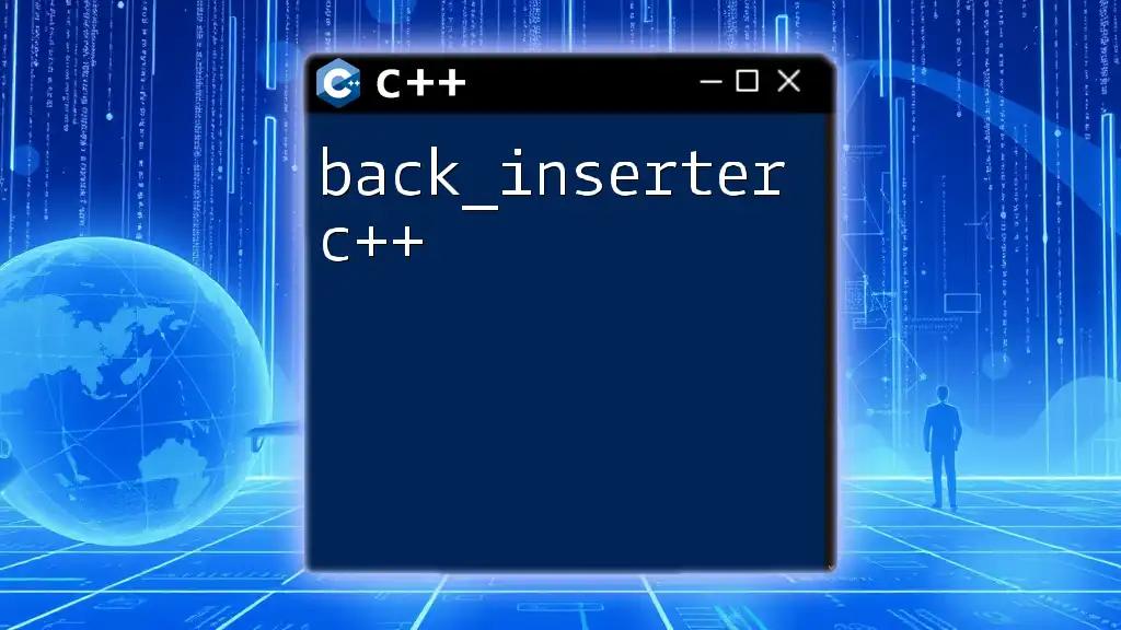 Mastering Back_Inserter C++ for Effortless Container Growth