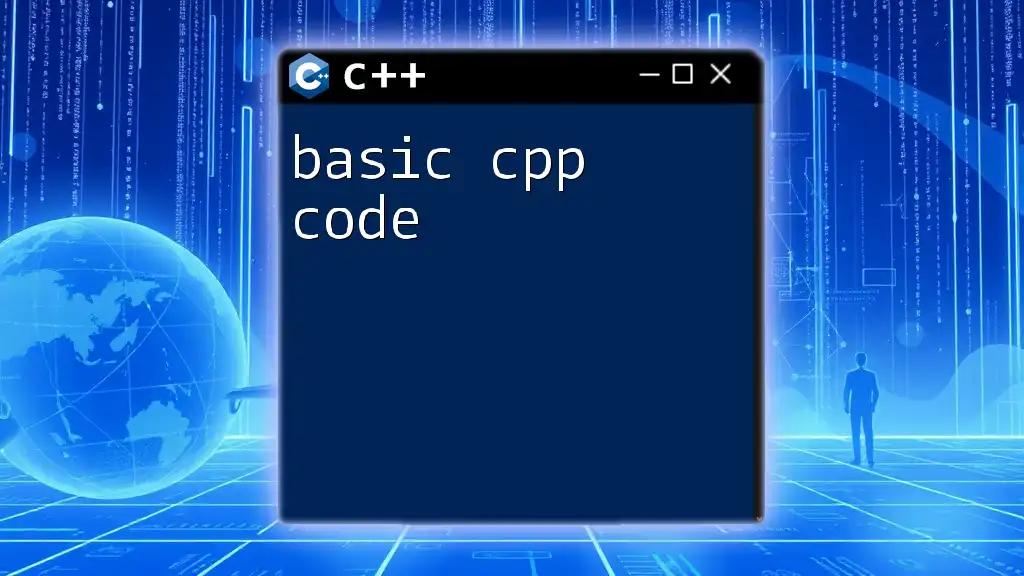 Basic C++ Code Unlocked: A Quick Start Guide