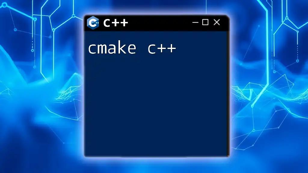 Mastering CMake C++ for Rapid Project Setup