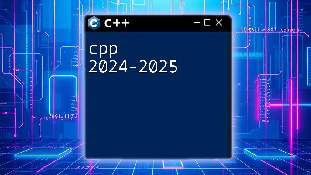 Master C++ 2024-2025: Essential Commands Simplified