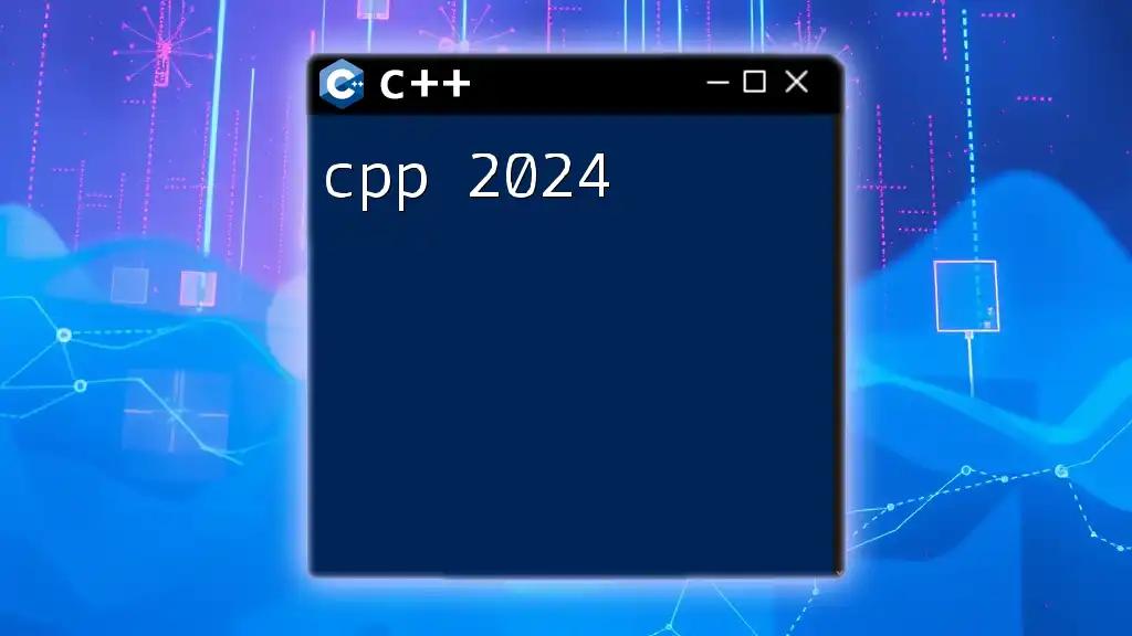 Master C++ 2024: Your Quick Guide to C++ Commands