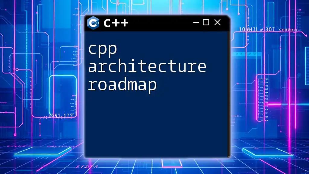 CPP Architecture Roadmap: Your Path to Mastery