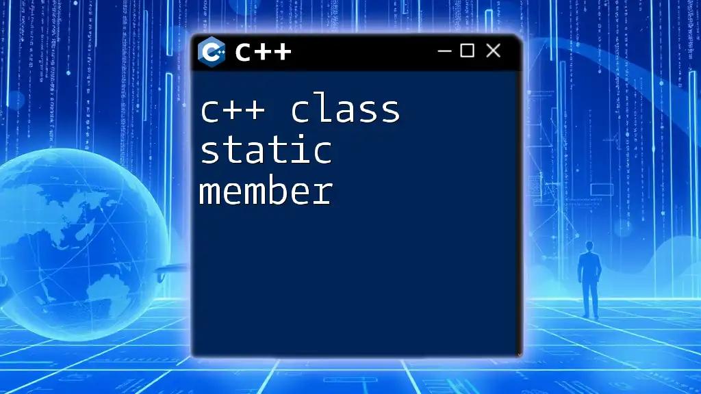 Initialize Static Member C++: Quick Guide to Mastery