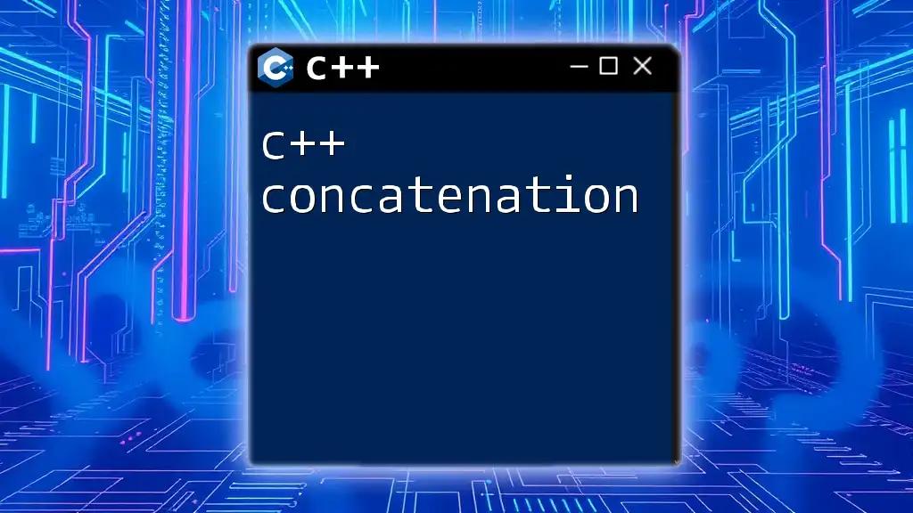 C++ Concatenation: Mastering String Fusion in CPP