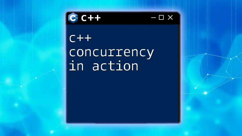 C++ Concurrency in Action: Mastering Multithreading Basics