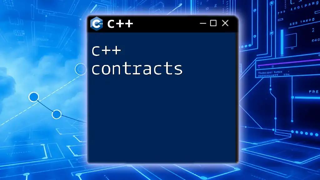 C++ Contracts: Mastering Assertions with Ease