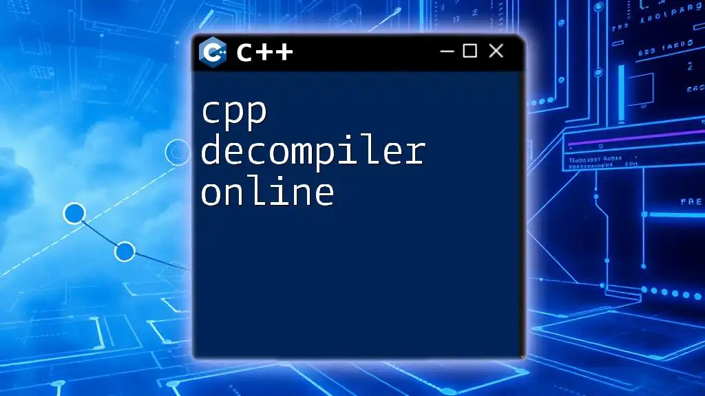 CPP Decompiler Online: Unleash Code Secrets Effortlessly