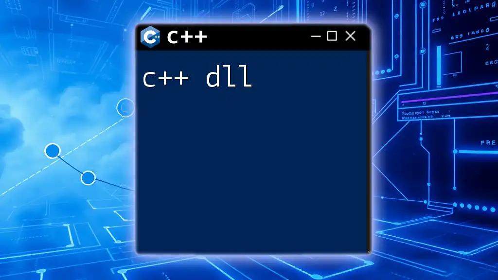 Mastering C++ DLLs: A Quick Guide to Dynamic Linking