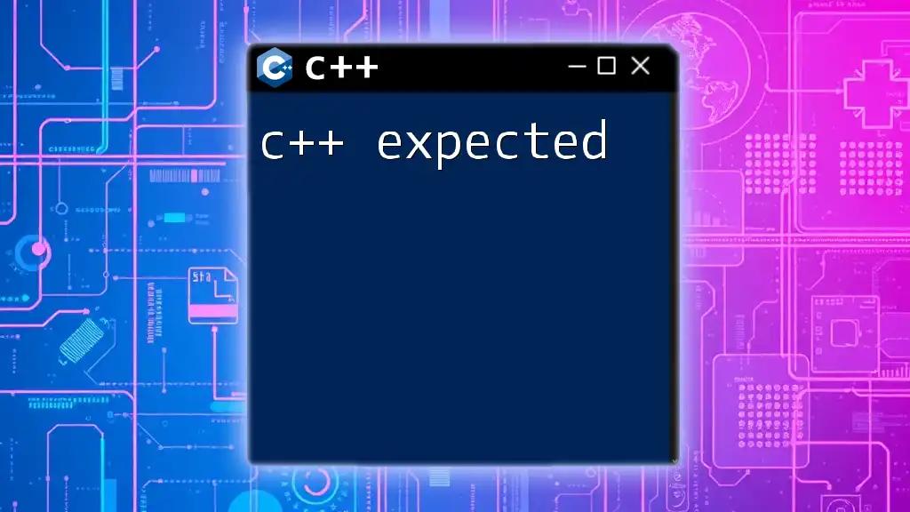 Understanding Expected in C++: A Simple Guide