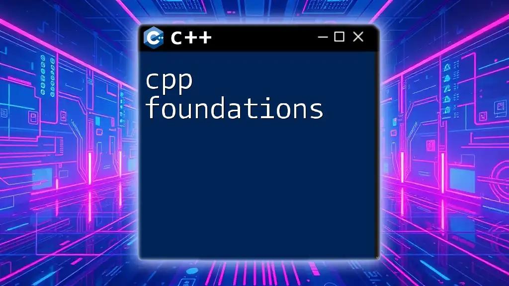 CPP Foundations Unlocked: Quick Command Guide