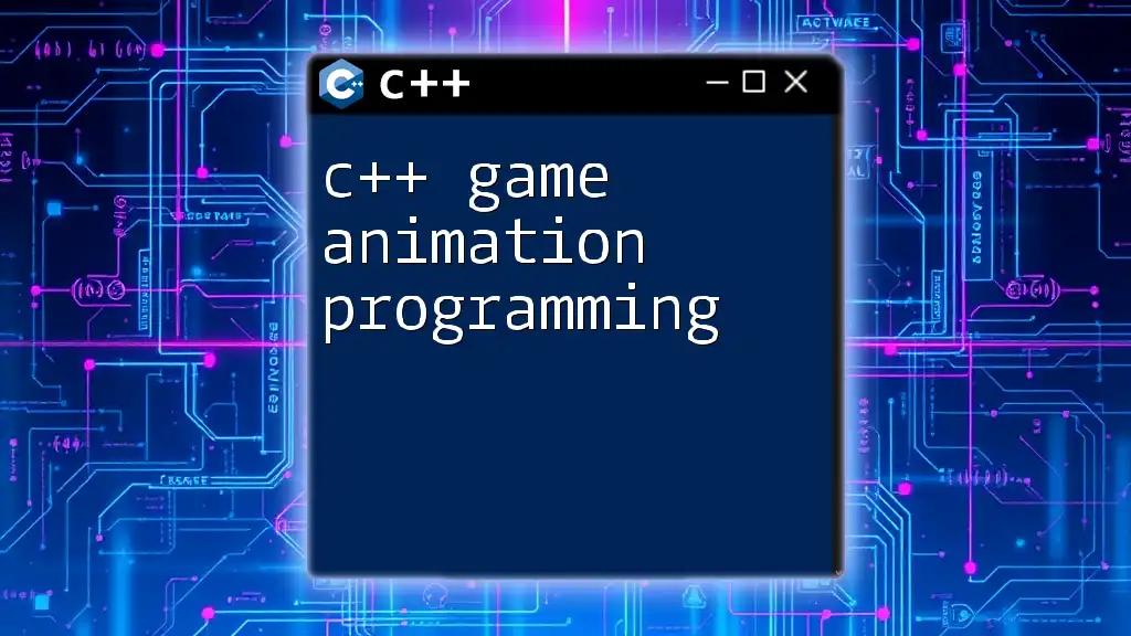 C++ Game Animation Programming: A Crisp Guide