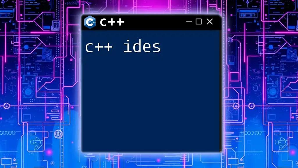 Mastering C++ IDEs for Swift Development