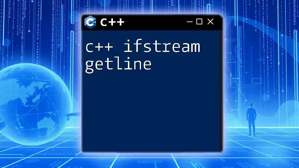 Mastering C++ Ifstream: A Quick Guide to File Input