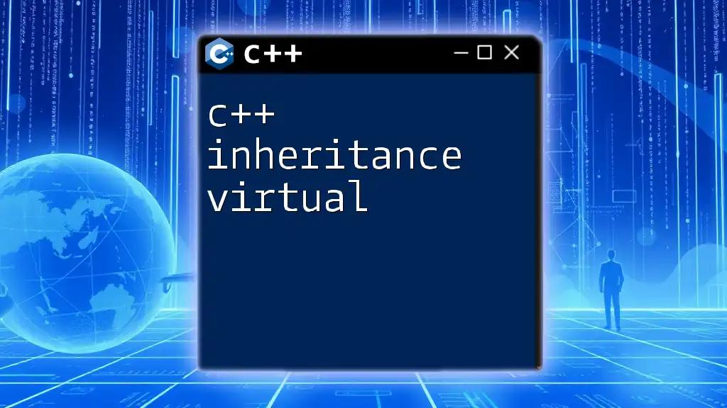 C++ Inheritance Virtual: Mastering the Basics with Ease