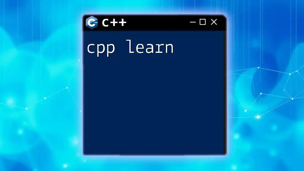 Learn C++: Mastering Commands in Minutes