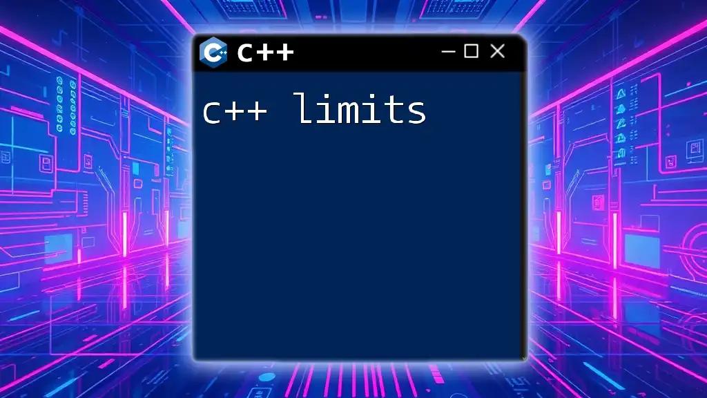 Exploring C++ Limits: Mastering Command Boundaries