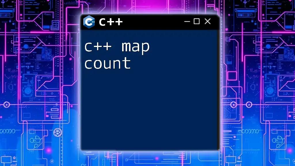 c++ Map Count: Mastering Element Counting in CPP