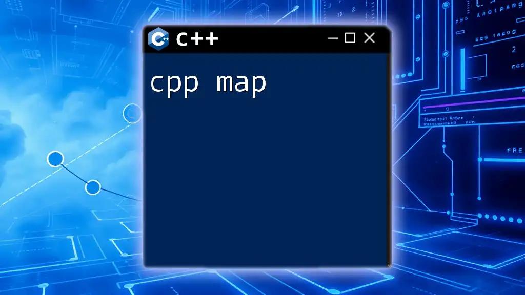 Mastering C++ Std Map: A Quick Guide to Key-Value Pairs