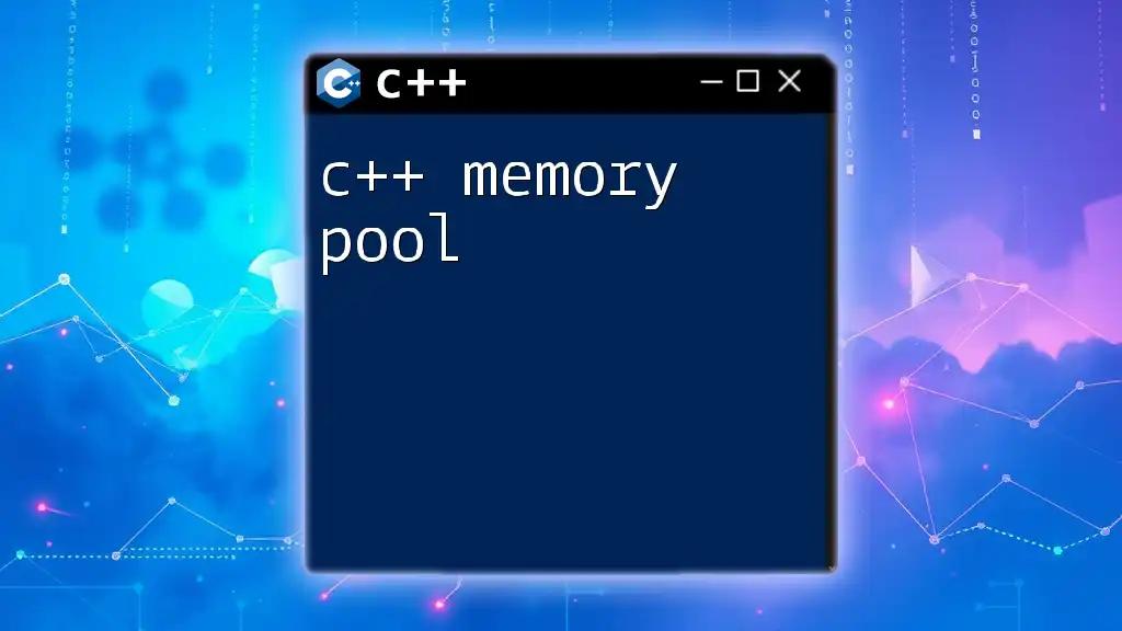 C++ Memory Pool: Master Memory Management Tricks