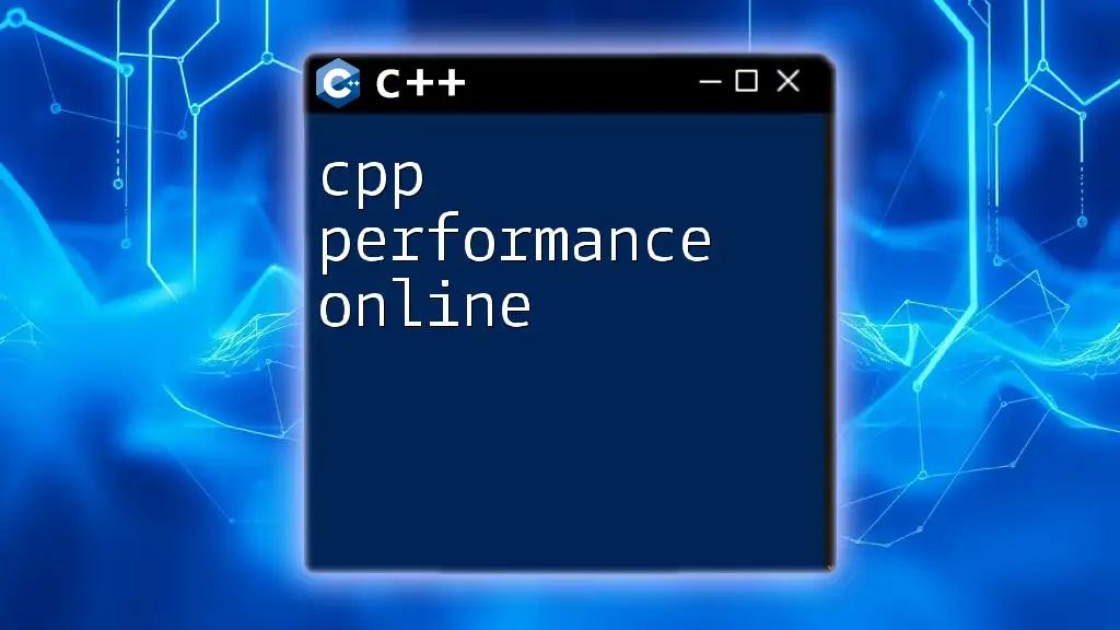 CPP Performance Online: Boost Your Skills Today