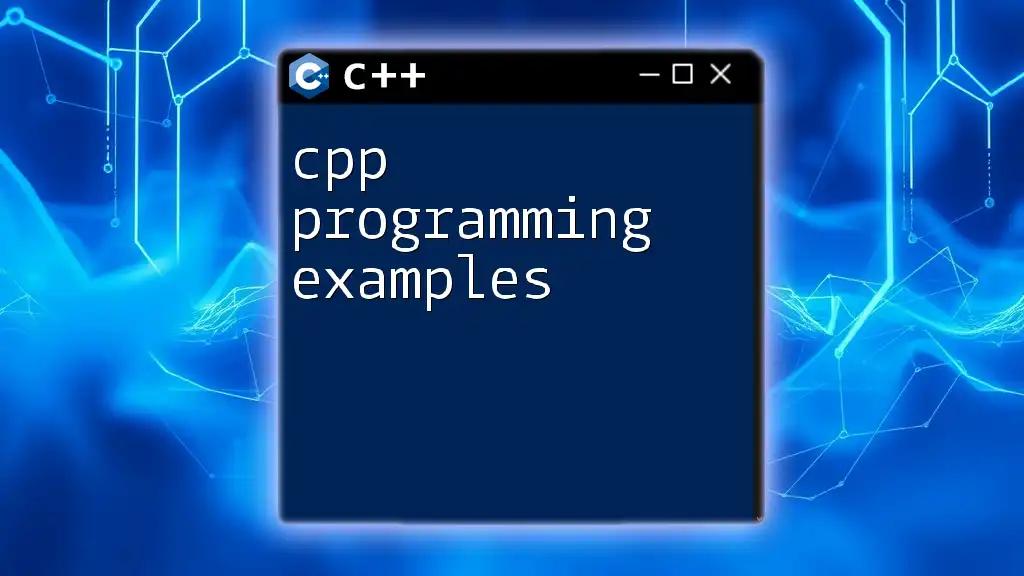 Mastering the C++ Hello World Program: A Quick Guide