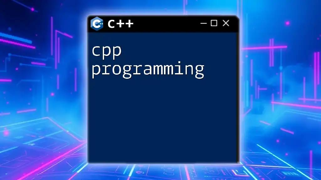 Mastering C++ Programming: Quick Commands Unleashed