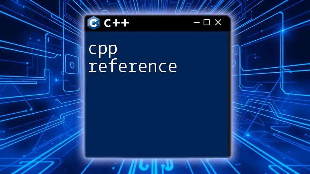 Mastering C++ Reference: Quick Command Guide