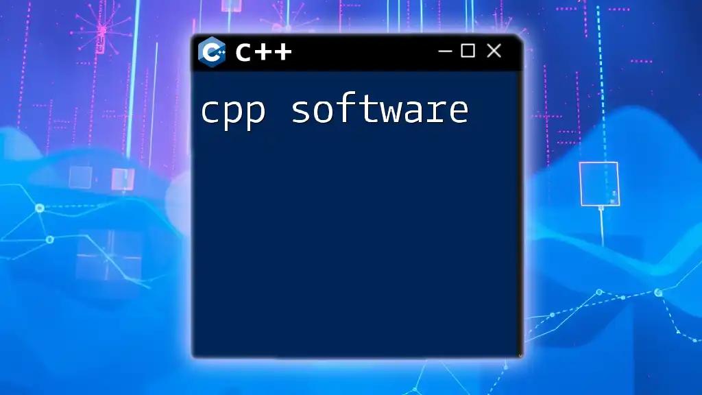 Mastering C++ Software: A Quick Guide to Get Started