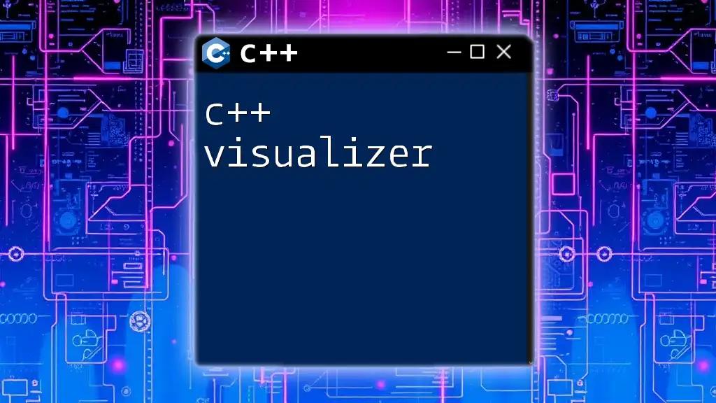 C++ Visualizer: Explore Commands with Ease