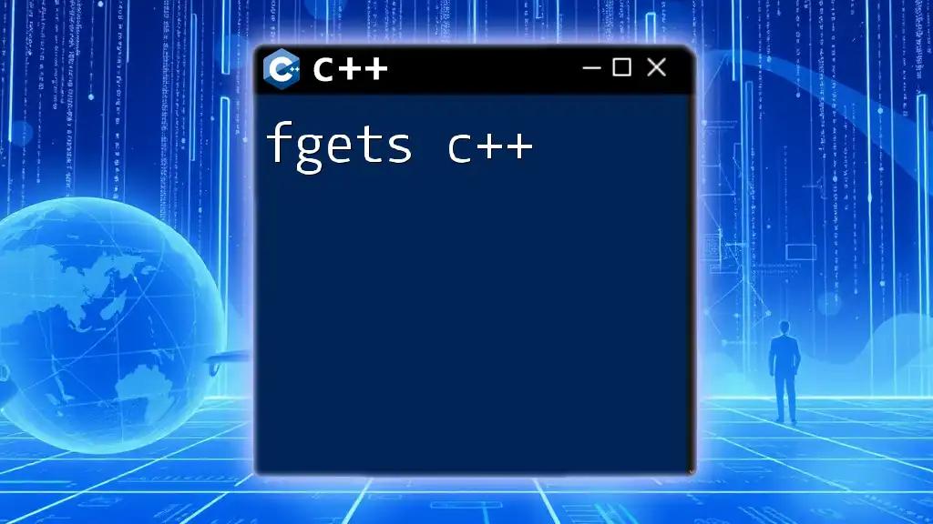 Mastering fgets in C++: A Quick Guide