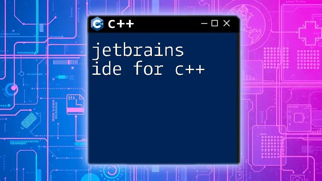 JetBrains IDE for C++: Your Quick Start Guide