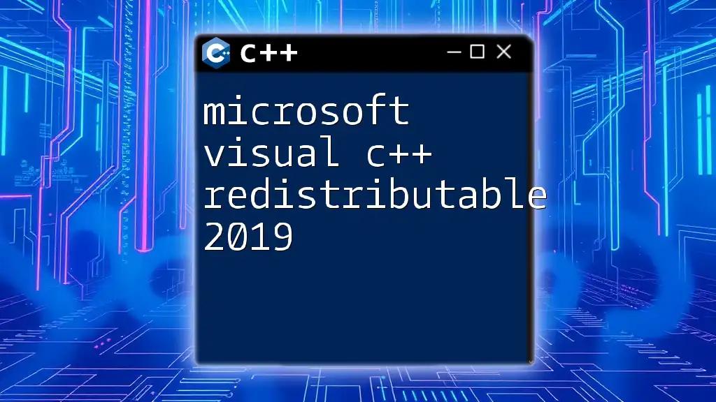 microsoft visual c++ redistributable 2019 Simplified