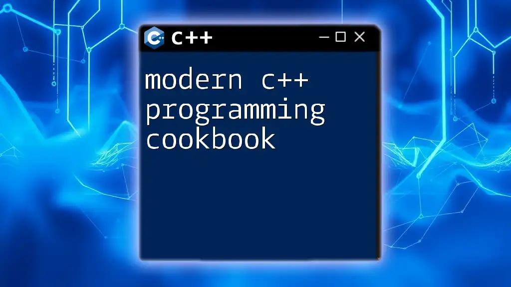 Modern C++ Programming Cookbook: Quick Commands Unleashed