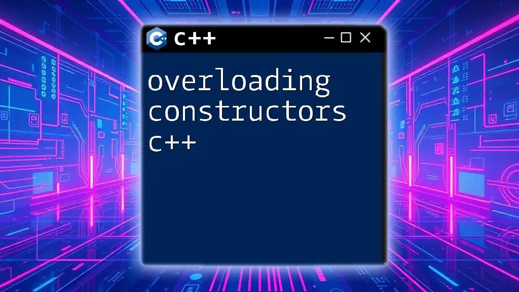 Overloading Constructors C++ Made Simple