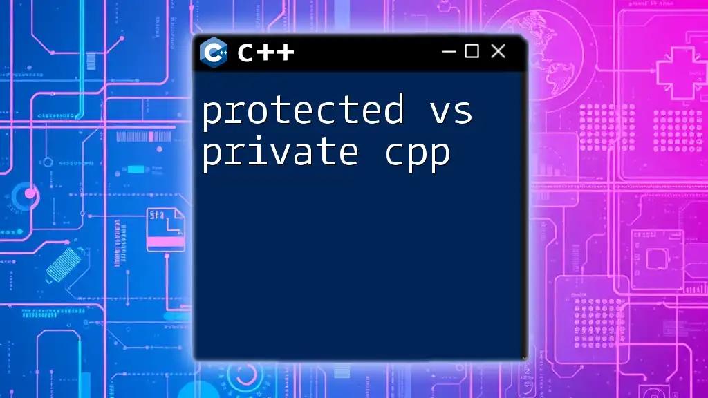 Protected vs Private CPP: Key Differences Explained