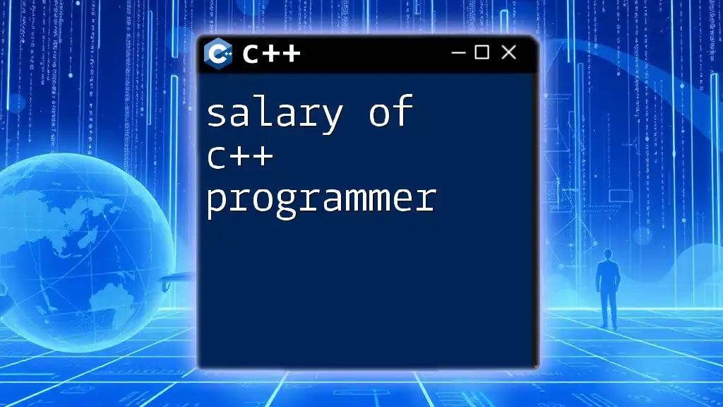 Salary of C++ Programmer: What to Expect in 2023