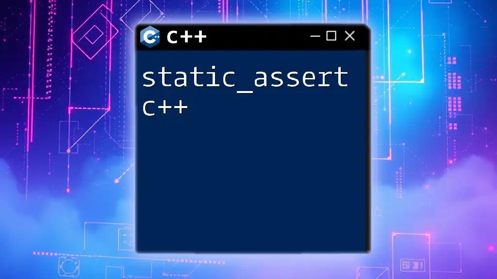 Mastering Static Cast in CPP: A Quick Guide