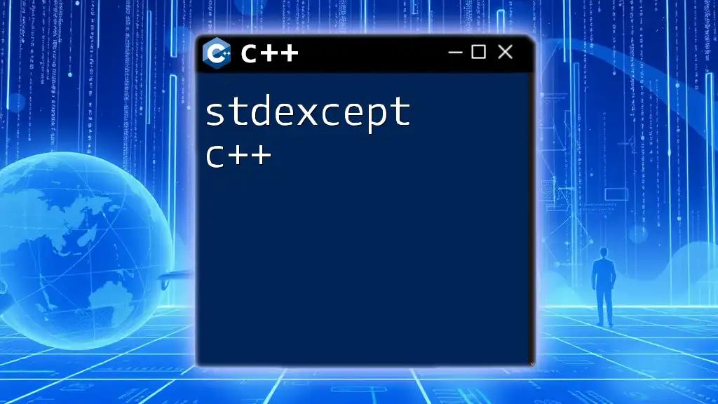 Mastering Stderr: An Overview of Stdexcept in CPP