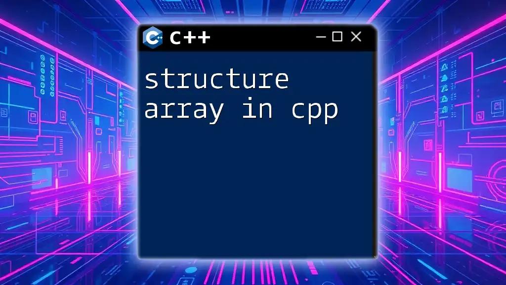 Sorting an Array in C++: A Quick Guide