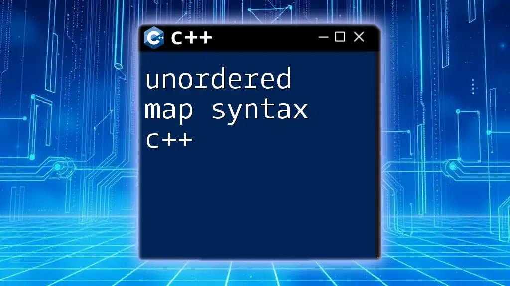 Understanding Unordered Map Syntax in C++