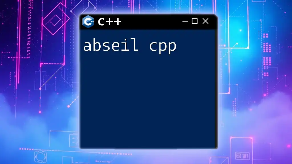 Mastering Abseil CPP: A Quick Guide to Essential Commands