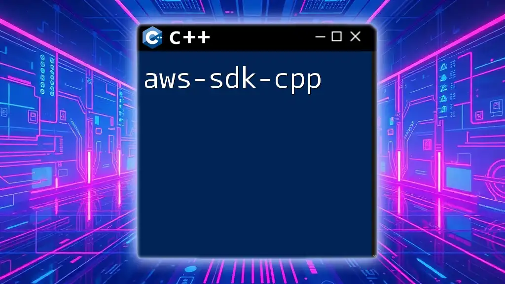 Mastering aws-sdk-cpp: A Quick Start Guide