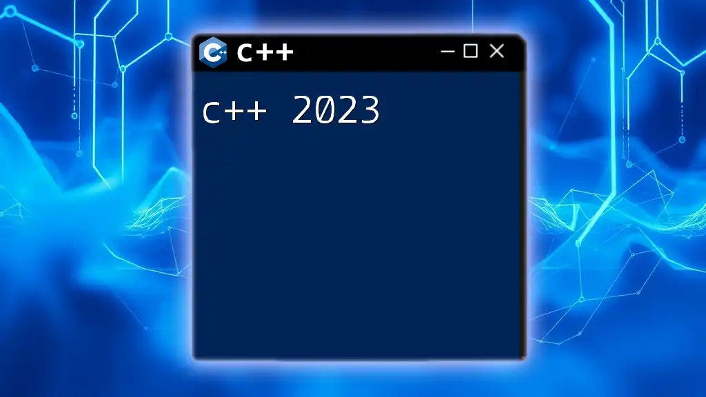 Mastering C++ 2023: Quick Commands Simplified