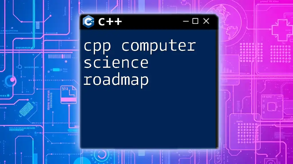 CPP Computer Science Roadmap: A Quick Guide