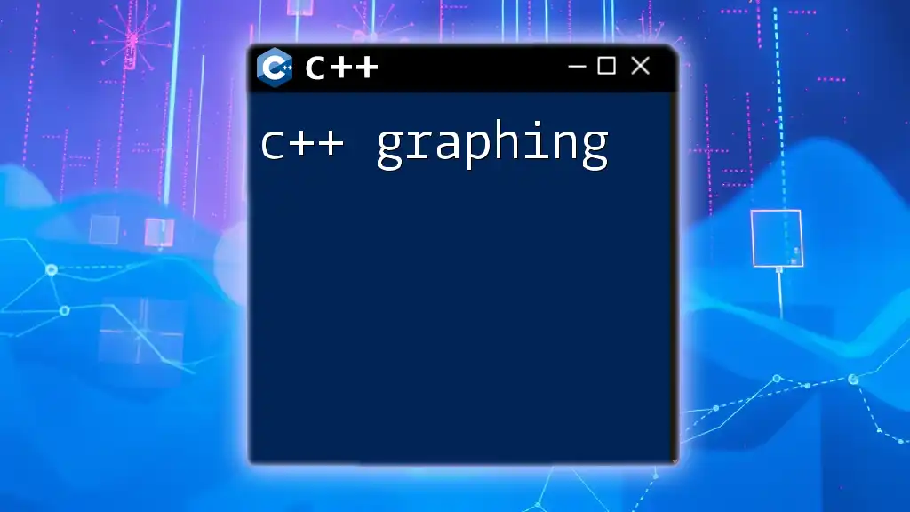 Mastering C++ Graphing: A Quick Start Guide