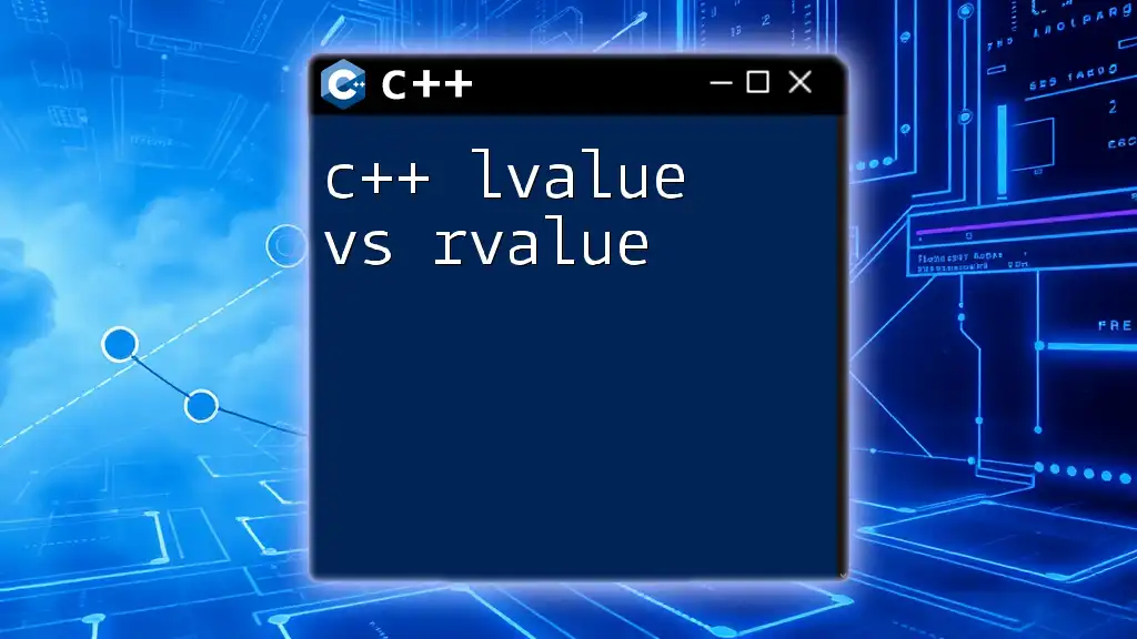 C++ Lvalue vs Rvalue: A Clear Guide for Beginners