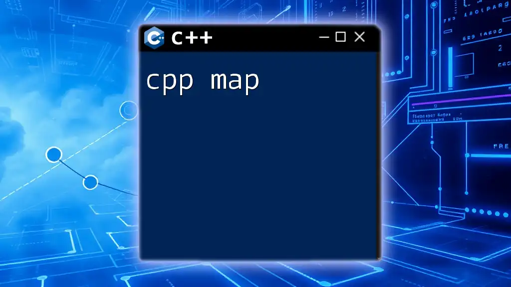 CPP Map: Unlocking the Power of Key-Value Pairs