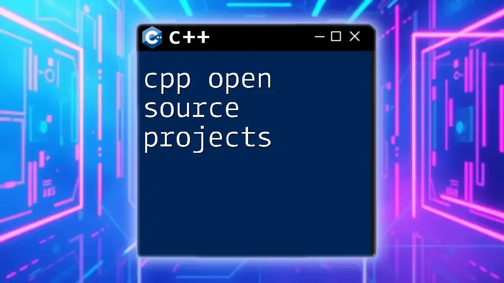 Exploring C++ Open Source Projects for Quick Mastery