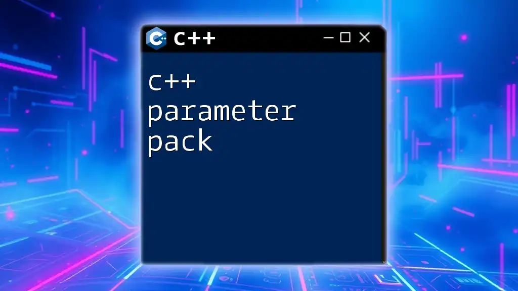 C++ Parameter Pack: Unlocking Powerful Function Templates