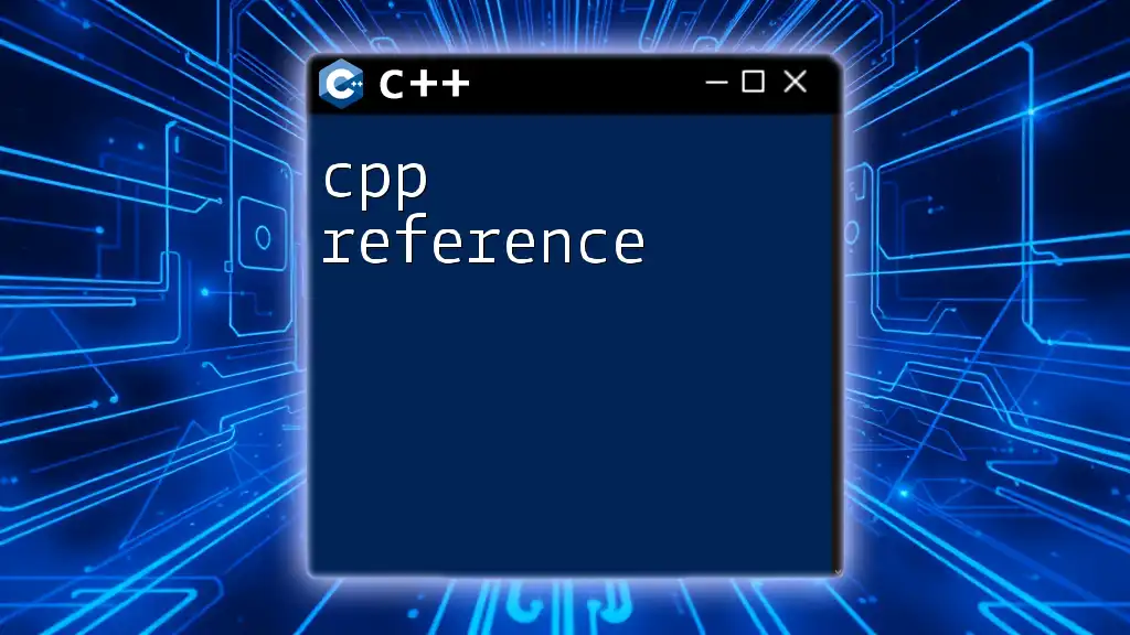 Mastering C++ Reference: Quick Command Guide